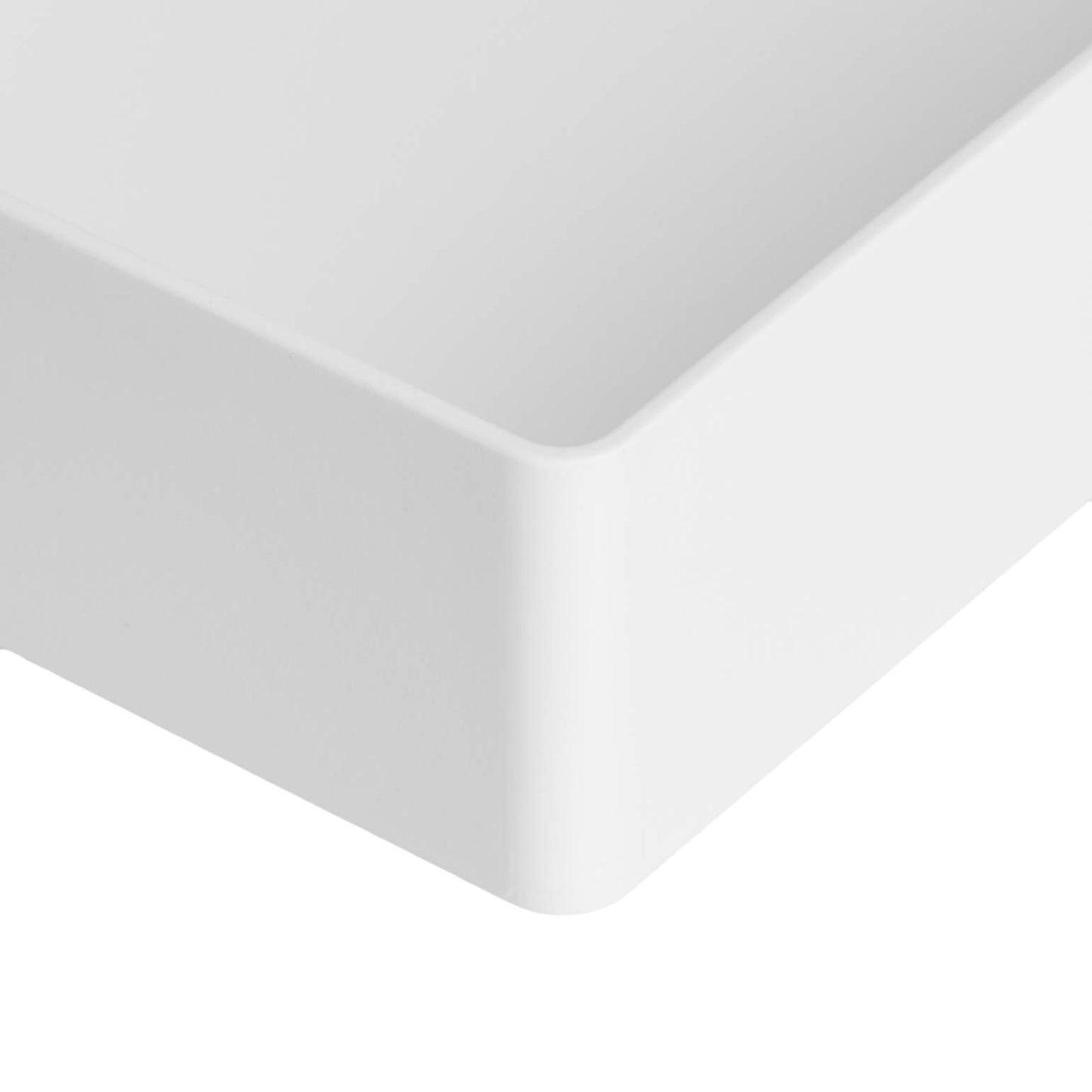 Amazon Basics Plastic Desk Organizer Bundle - 3 Pieces Letter Tray /Accessory Tray, White
