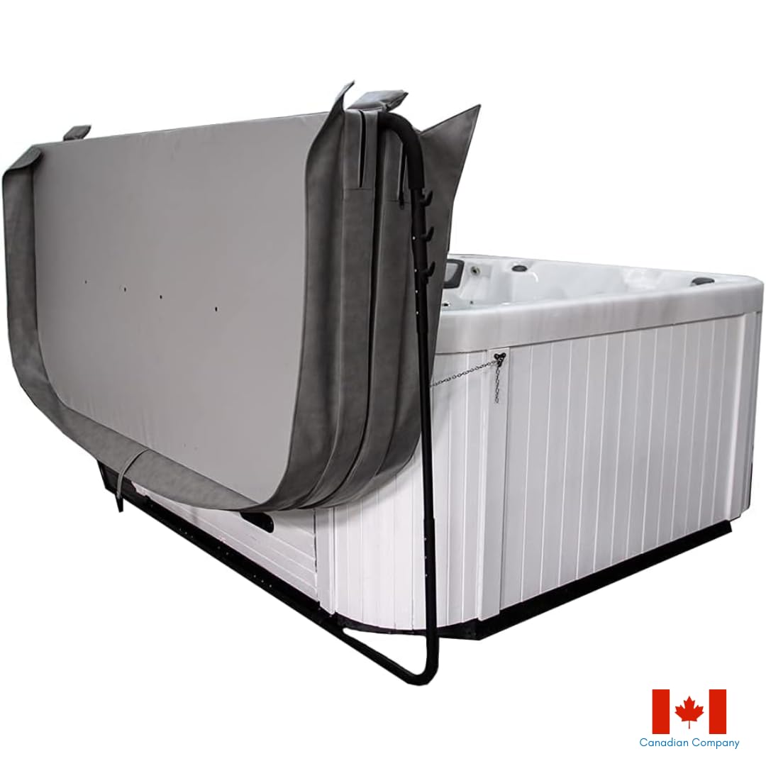 ABC Spa Classic Spa Cover Lifter, Powder Coated Aluminum with 3 Durable Plastic Mounts Hot Tub Lifter, Fits Square or Rectangle Hot Tubs up to 96"