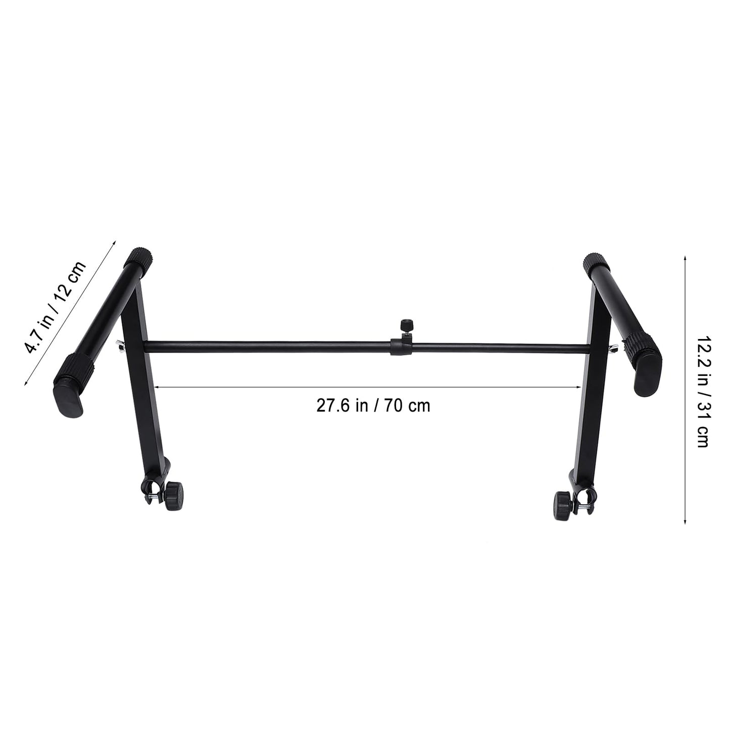 Generic Electronic Keyboard Stand Adjustable Double Braced Legs Practical Keyboard Bracket for Digital and Electronic Pianos 17.71 X 14.56 X 12.20 Inches