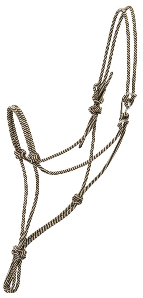 Weaver Leather Silvertip No. 95 Clip On Rope Halter, Black/Tan, Average