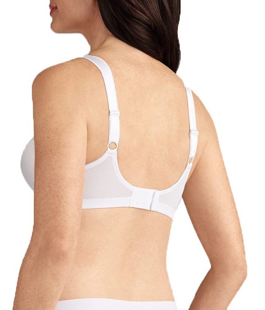 Amoena Women's Rita Wire-Free with Coolmaxa Pockets Bra, White, 44A