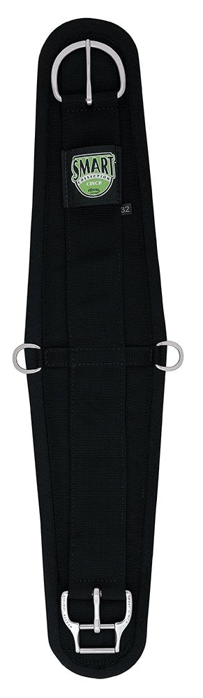 Weaver Leather Felt Lined Roper Smart Cinch Black, 34-Inch