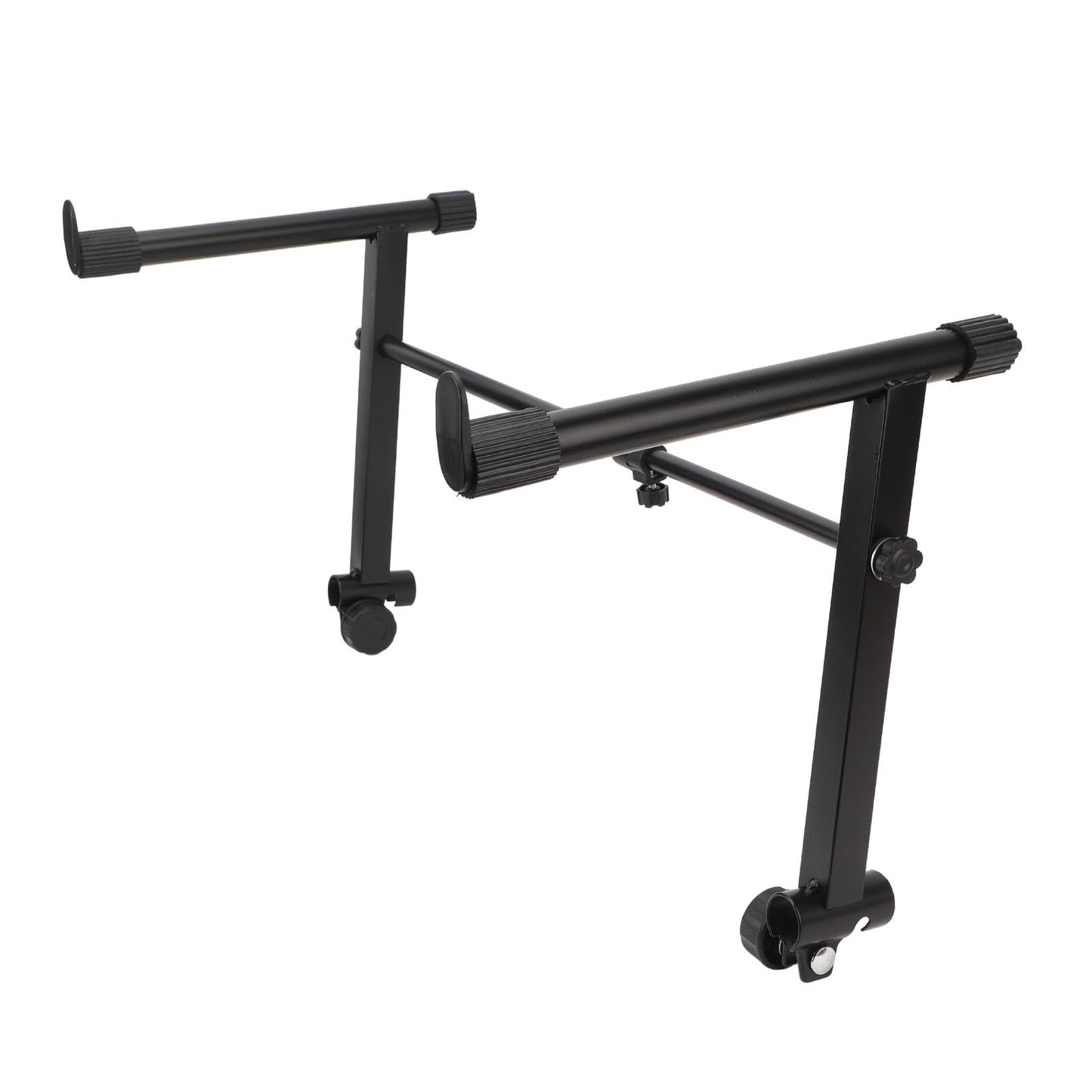 Dual Tier Keyboard Stand Riser, Adjustable Width Extension Adapter for Circular Tube Keyboard Stands