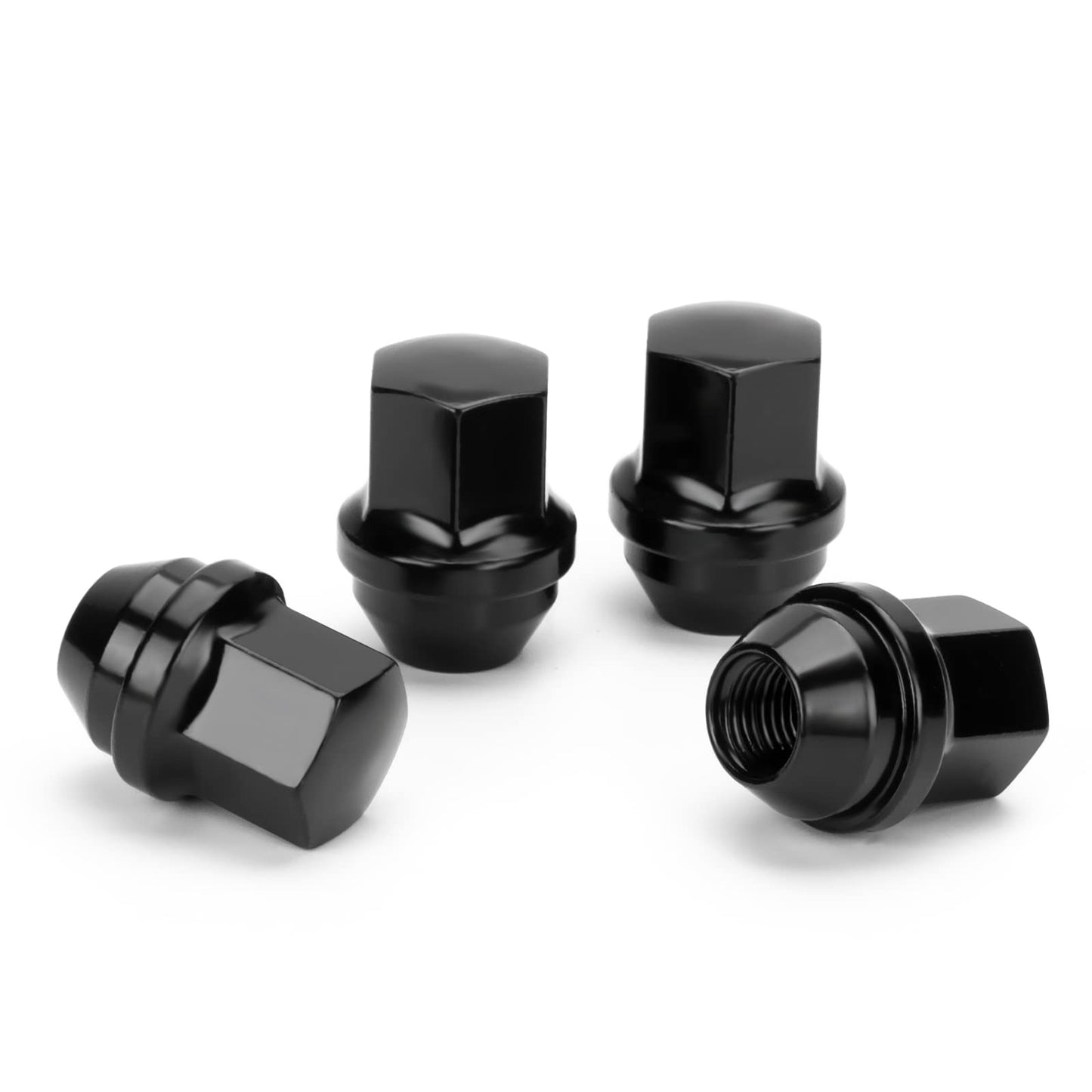 14x1.5 OEM Factory Style Large Acorn Seat Wheel Lug Nuts, 20 PCS M14x1.5 Closed End One-Piece Lugnuts for Grand Cherokee/Wrangler/Mustang/Camaro/RAM 1500