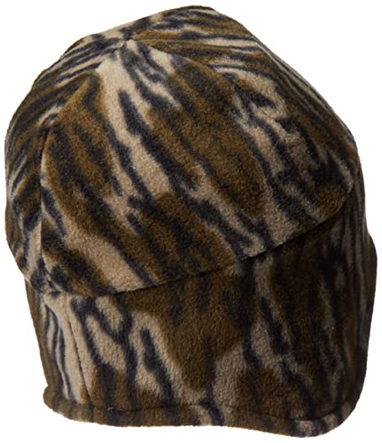 Carhartt Men's Camo Fleece 2In1 Hat, Mossy Oak Bottomland Camo, One Size