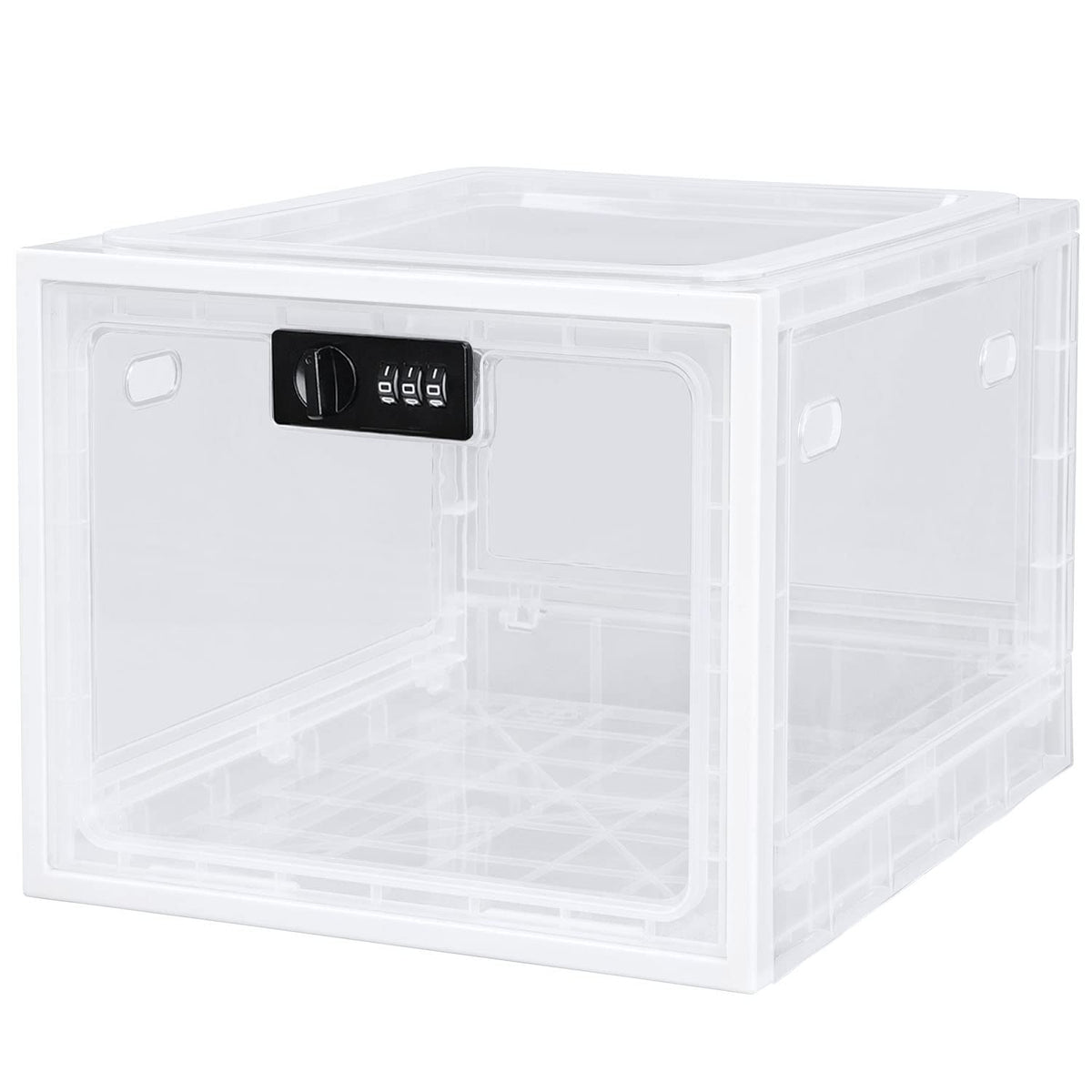 Medicine Lock Box, Medication Lockable Container for Refrigerator Food Safe Locking Box Tablet Phone Locked Box for Kitchen Home School and Office Safety