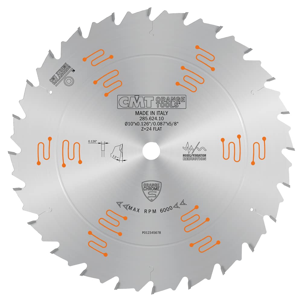 Ripping 10”x0.126”/0.087”x5/8” T=24 Flat