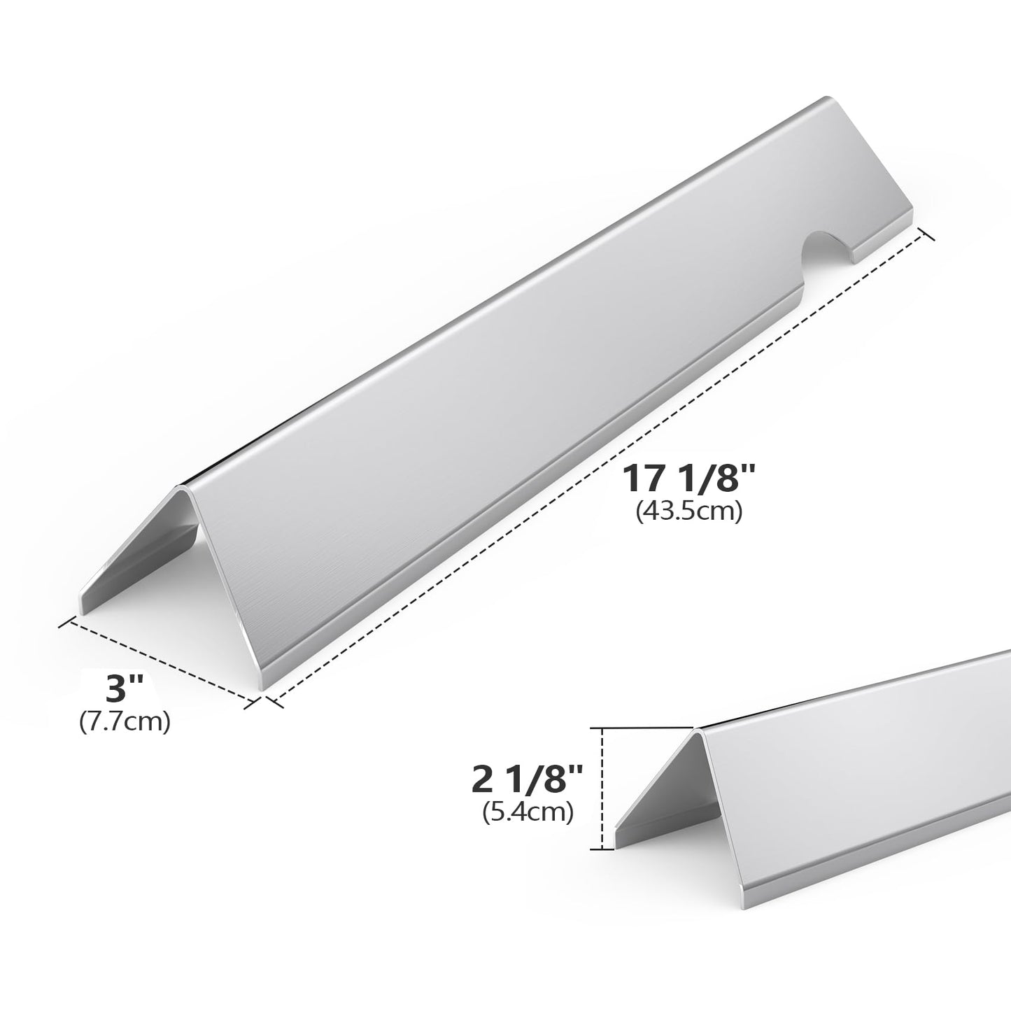 Stanbroil Stainless Steel Flavorizer Bars for Weber Genesis II/LX 300 Series (2017 and Newer) Gas Grills, Replacement Parts for Weber 66032/66795, 5 Pack