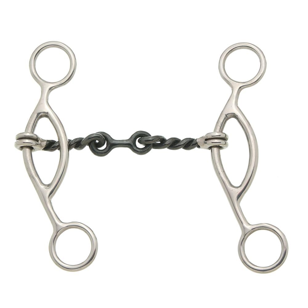 Tough 1 Unisex Adult English-Equestrian-Style Horse bits, Stainless Steel, 5 US