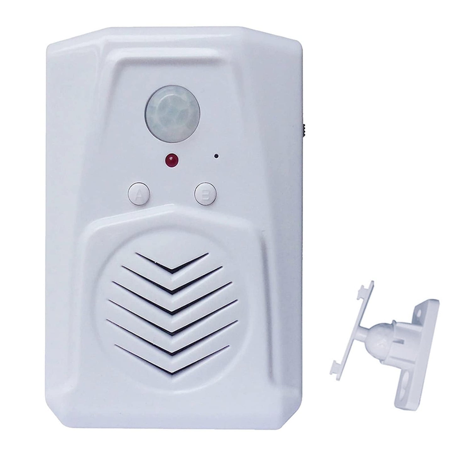 XYszpcgs PIR Motion Sensor Activated Sound Player Speaker with USB Cable, Download Your own MP3 Audio Files to Play Speech, Music or Sound Effects (White)