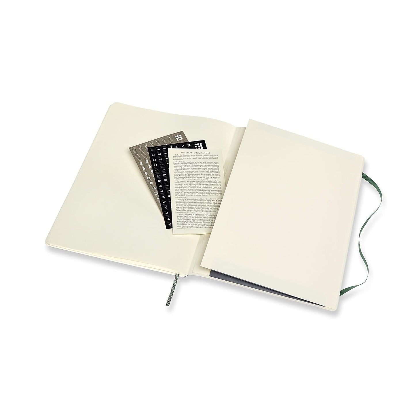 Moleskine Professional Notebook, XL, Forest Green, Soft Cover (7.5 x 9.75)