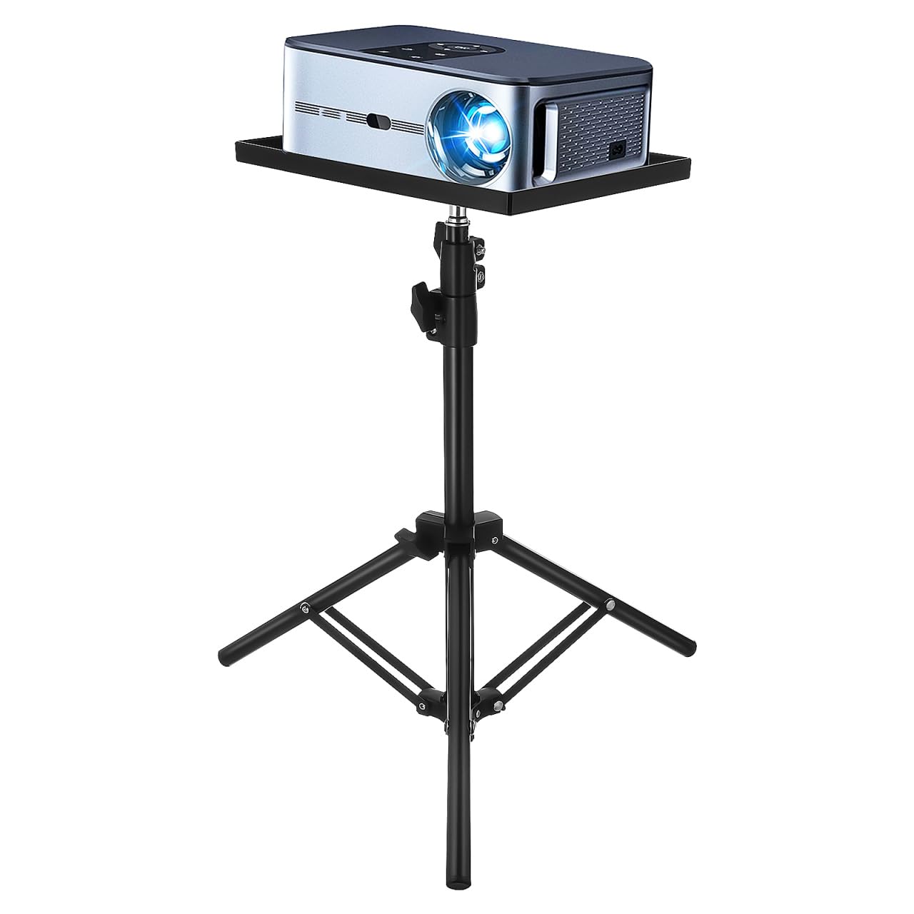 DOITOOL Projector Tripod Stand,Adjustable Height,Projector Stand Mount DJ Rack,Portable Laptop Stand for Office Home