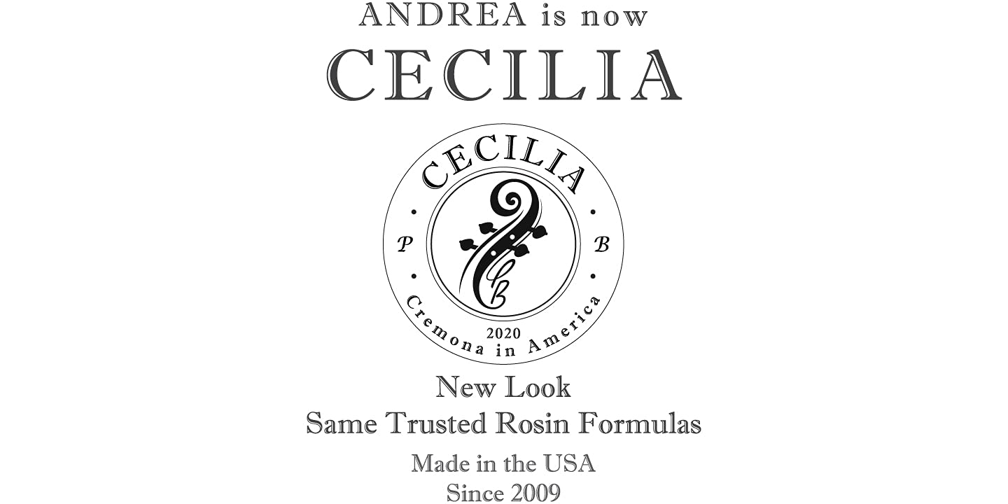 CECILIA 'SOLO' Cello Rosin, Half Cake, Maximum Projection & Articulation, For Cello Bows