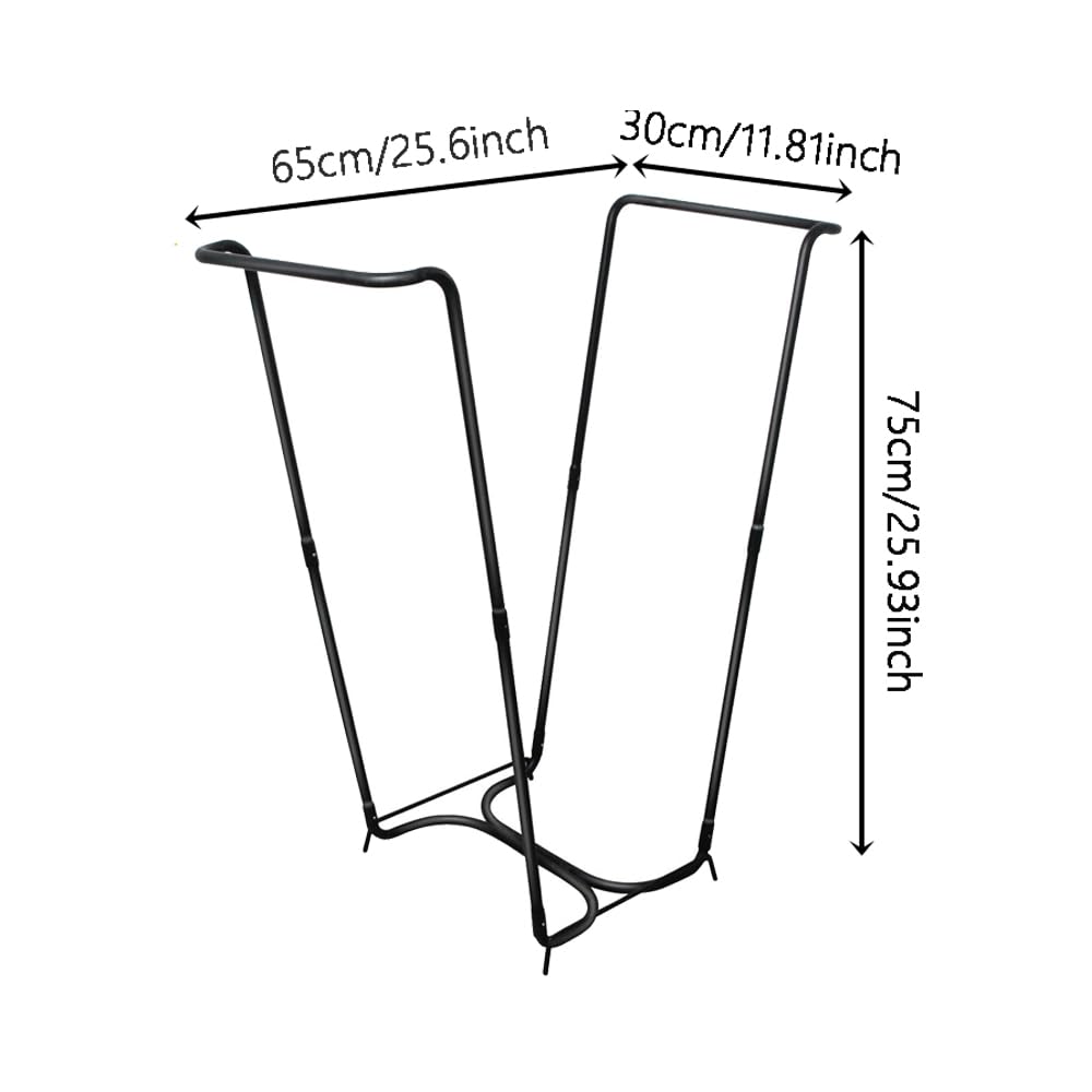 2PCS Multi-Purpose Metal Trash Bag Holder Stand 30-45 Gallon Leaf Garbage Frame Holds Leaves Bags Rack Holders for Outdoor Yard Camping Garden Lawn Party Gardening Parties Supplies