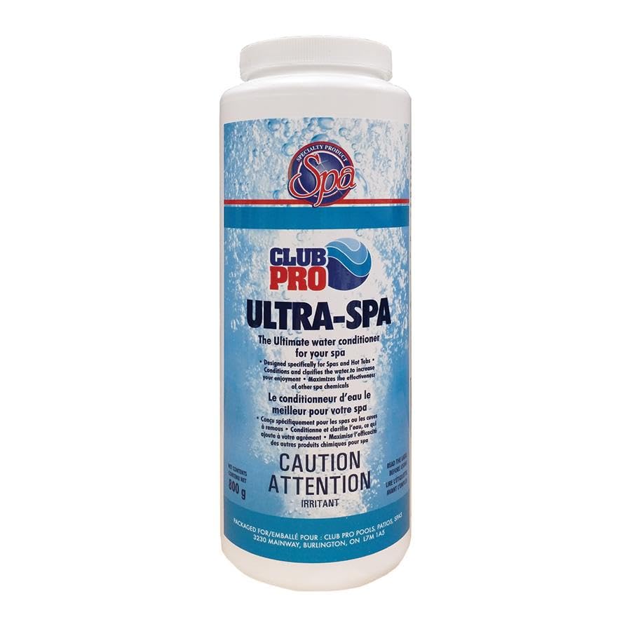 Club Pro Ultra Spa 800g | Hot Tub & Spa Water Conditioner | The Ultimate Water Conditioner for Your Spa | Soothing Feel | Increases Effectiveness of Other Hot Tub Chemicals