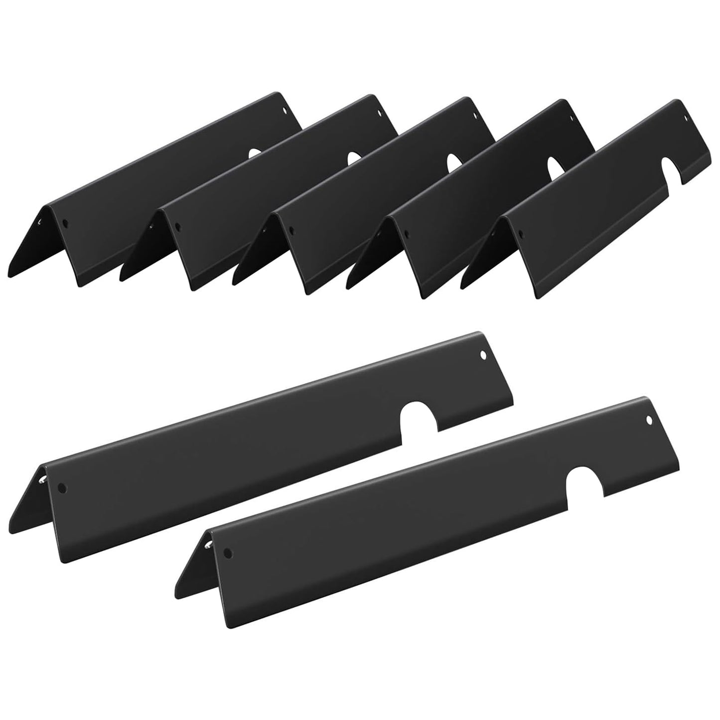 X Home 17-Inch Heavier Flavorizer Bars Replacement for Weber Genesis II E-410 E-435 S-435, Genesis II/LX 400 Series (2017 and Newer) Grill Parts, Porcelain-enameled, 7-Pack