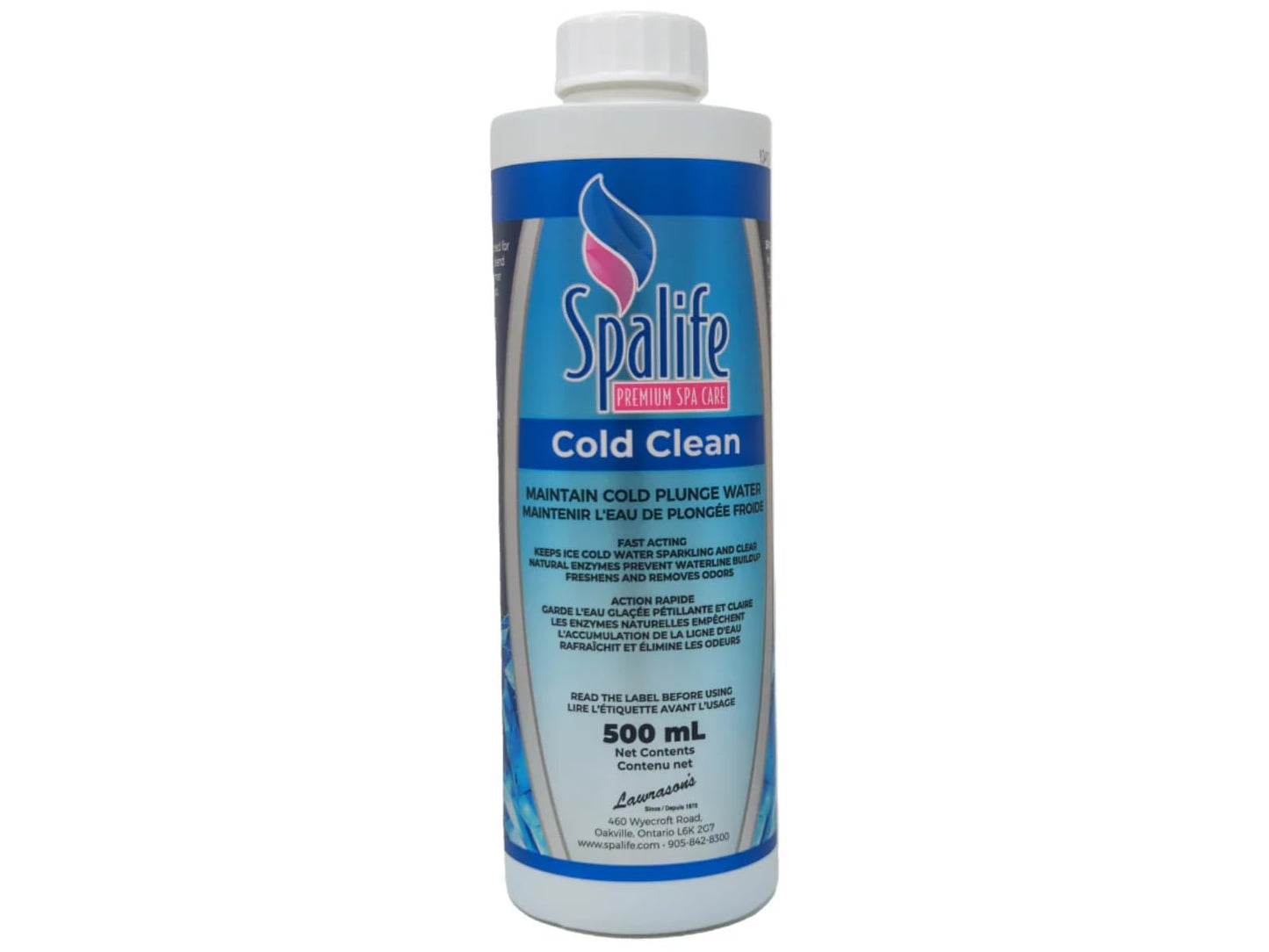 Cold Clean 500ml | Cold Plunge Water Cleaner & Clarifier | Natural Chitosan Clarifier and Enzymes | Premium Action Spa Cold Cleaner