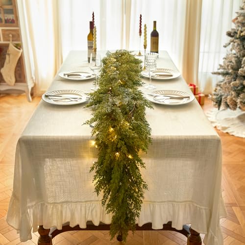 6 Ft Cedar Garland 2pcs (NO Lights)