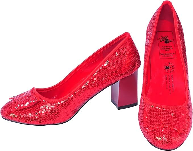 Rubies Costume Secret Wishes Wizard of Oz Dorothy's Ruby Slippers, Red, Medium