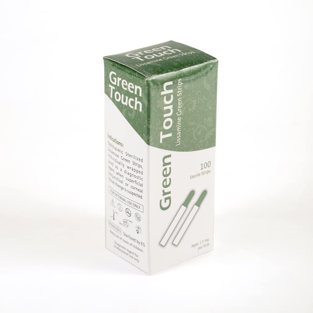 Ophthalmic Green Touch (Lissamine Green Strips) - 200 by KASHSURG