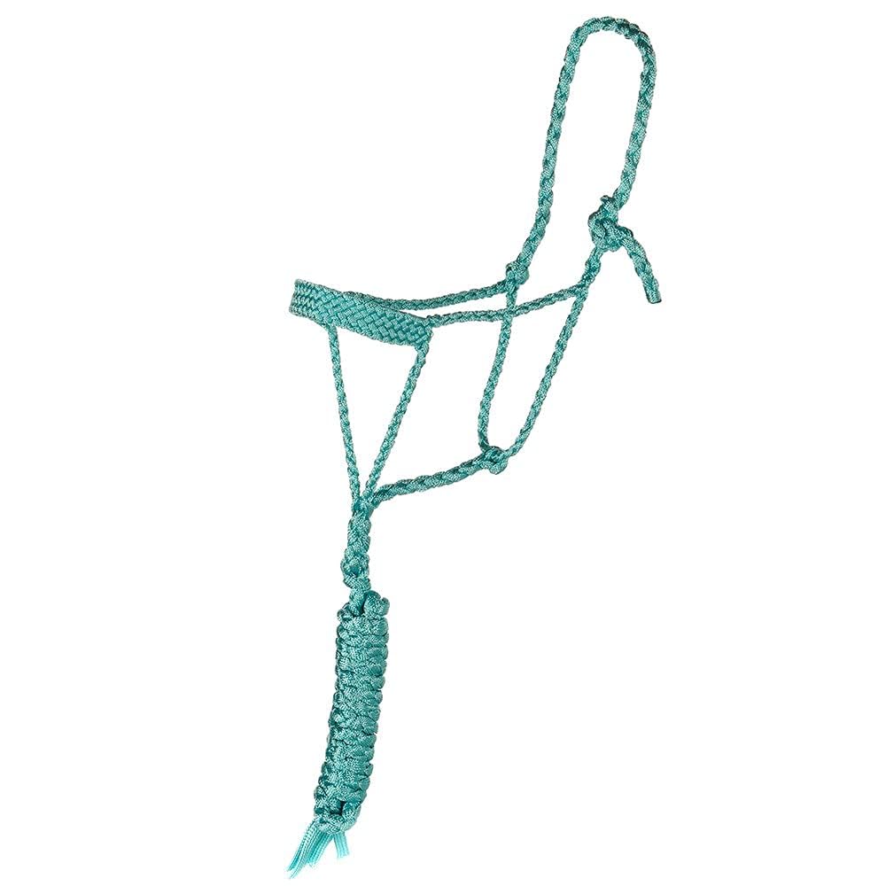 Tough 1 Premium Mule Tape Halter w.Lead Turquoise