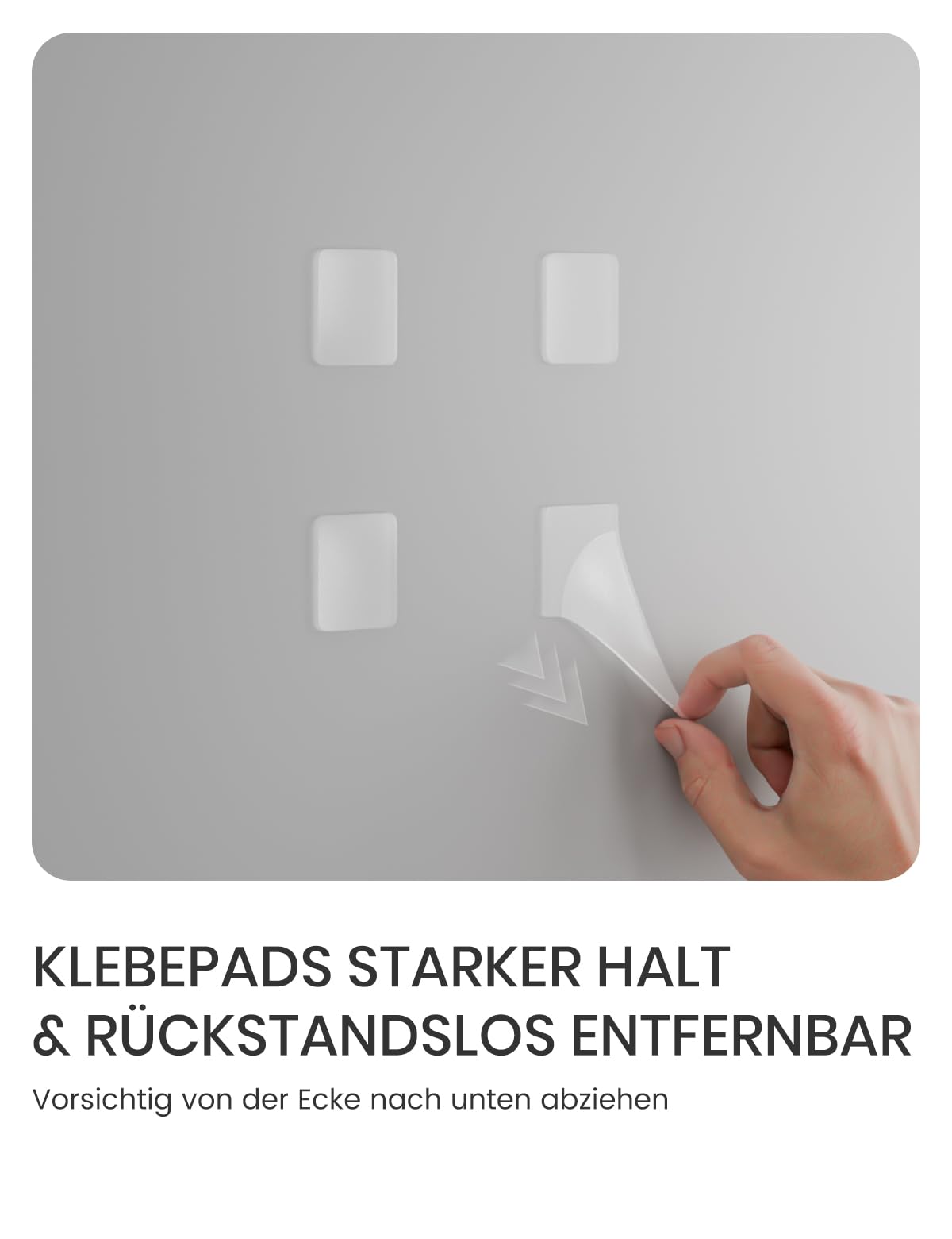 Bumusty Large Felt Bulletin Board, Cork Board Alternative, 6-Pack Solid Felt Wall Tiles with 30 Push Pins and 40 Adhesive Tabs, Ideal for Office, Home & Classroom, Oatmeal