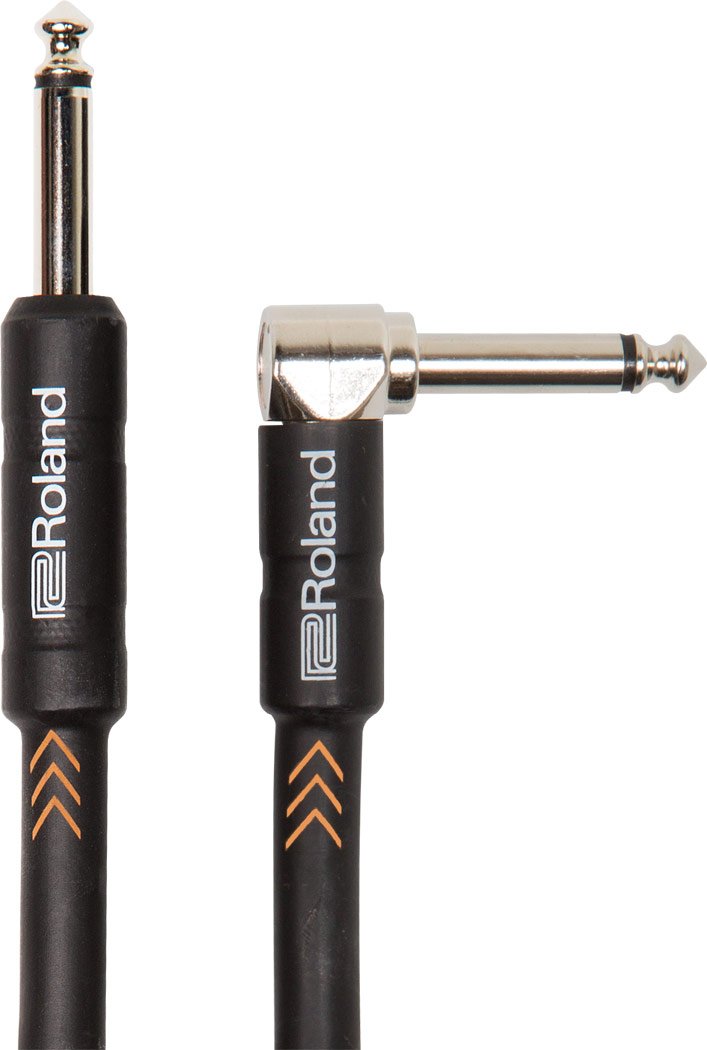 Roland RICB20A Instrument Cable Straight to Right Angle, 20'