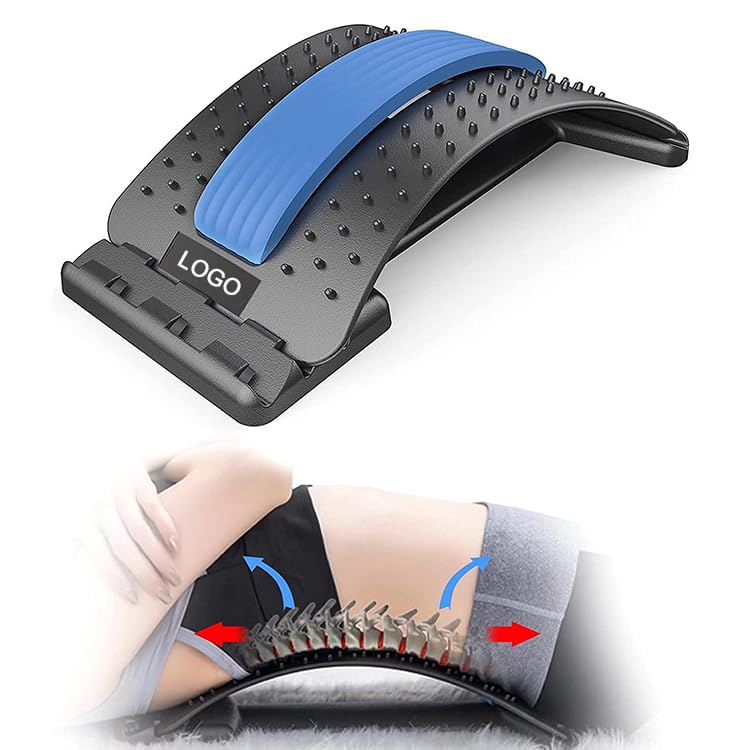 Favofit Back Stretcher Cracker Spine Decompressor - 4 Level Adjustable Back Cracking Device - Lumbar Back Popper for Upper Lower Back Pain Relief Spinal Decompression