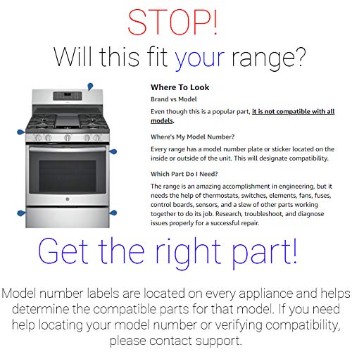 Supplying Demand MEE61841401 MEE63084901 Gas Range Oven Igniter Replacement Model Specific Not Universal