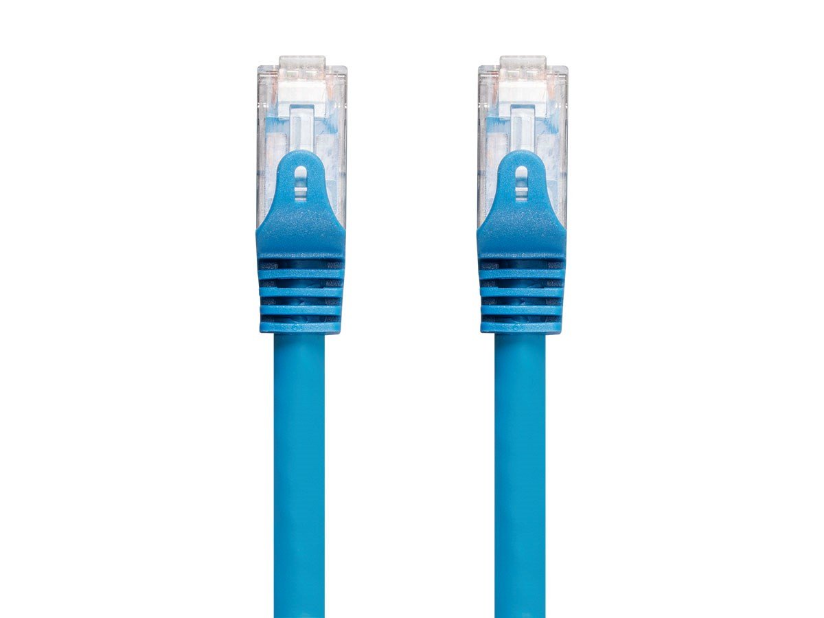 Monoprice Entegrade Cat6 Ethernet Patch Cable - Network Internet Cord - RJ45, 550Mhz, UTP, CMP, Plenum, Pure Bare Copper Wire, 23AWG, 50ft, Blue