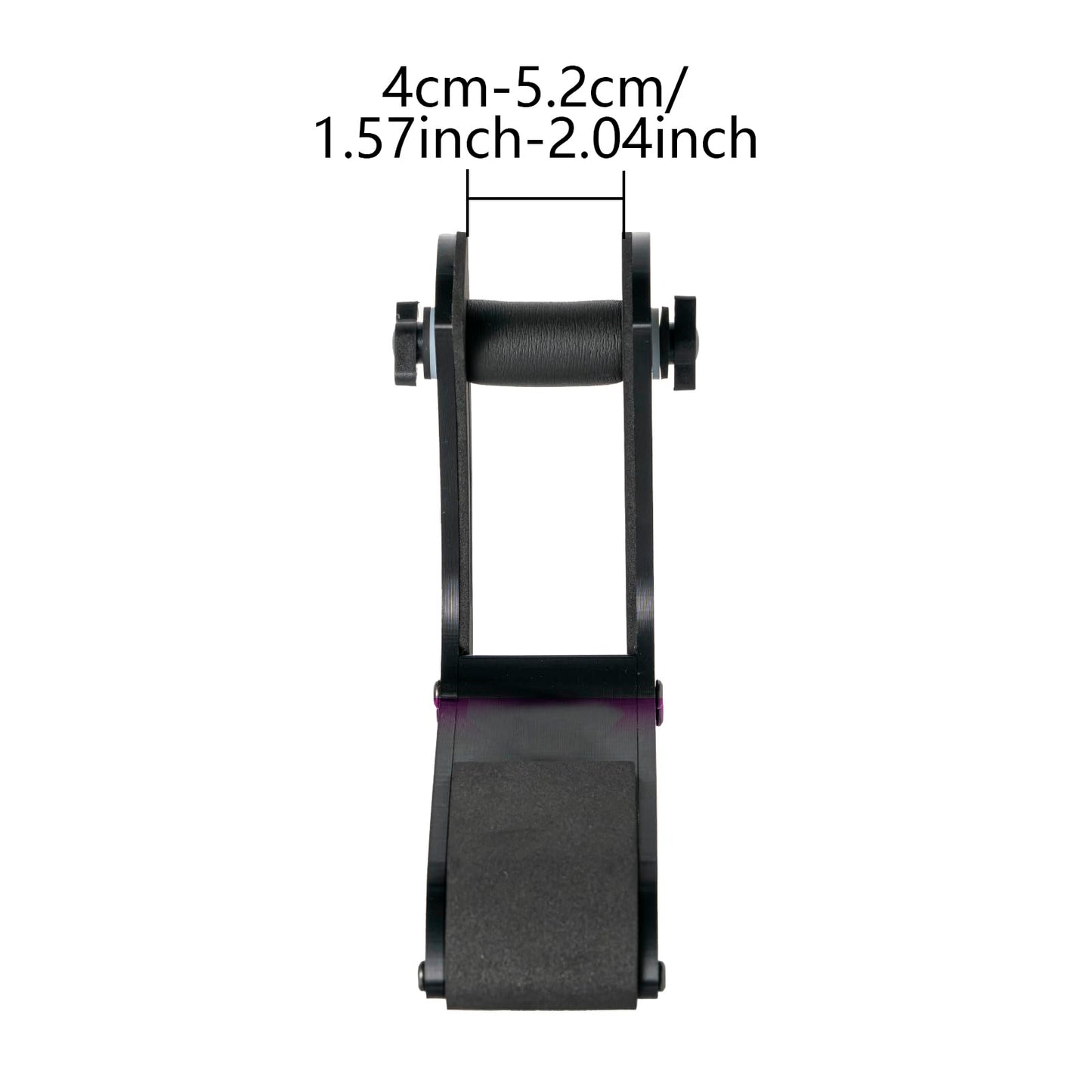 YKAIWX Electric Guitar Footrest, Adjustable Professional Ergonomic Guitar Stand, Black
