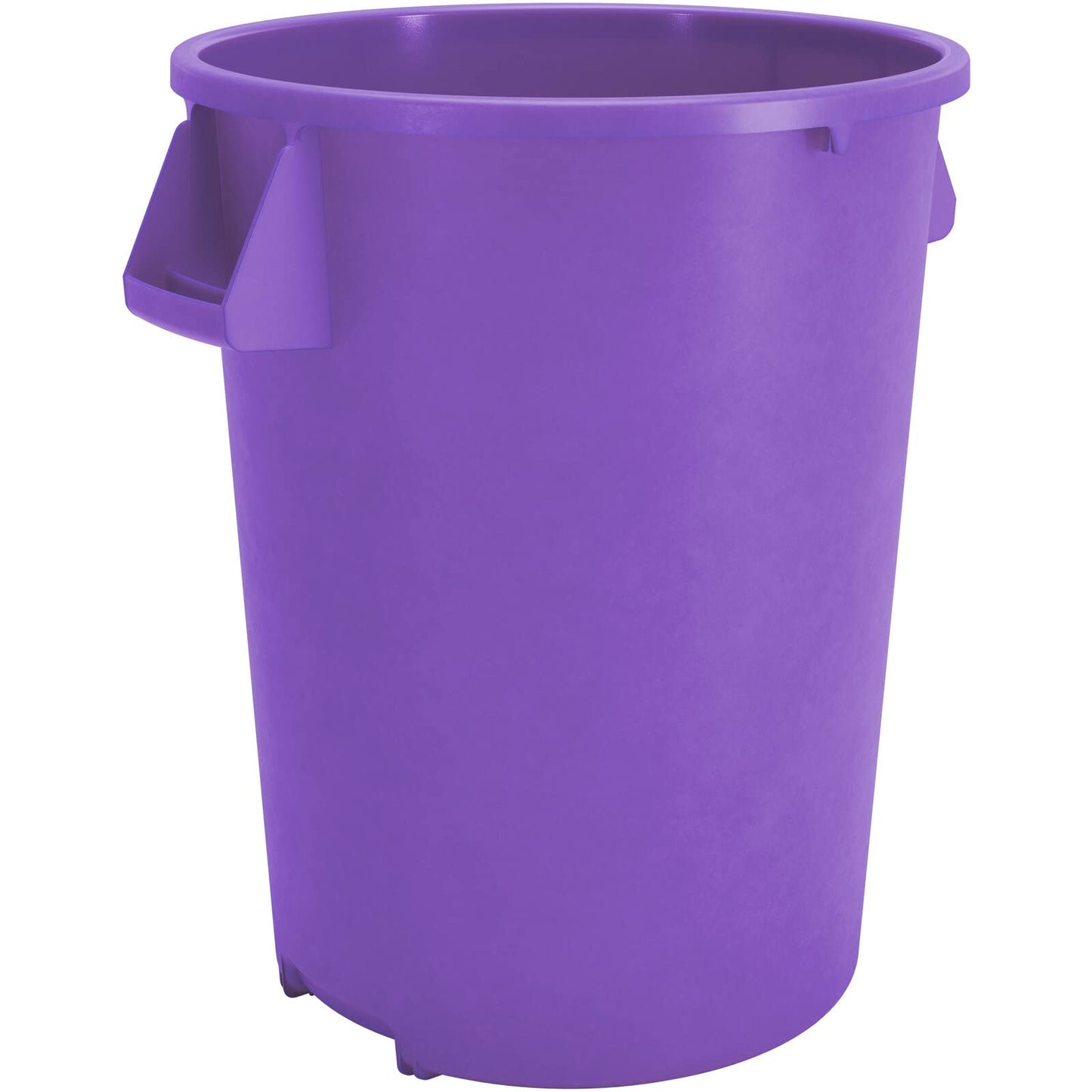 Sparta Bronco 20 Gallon Trash Can, Thick Polyethylene Bin, NSF Certified Waste Container with Top Handles, Bottom Handholds, Reinforced Base and Stackable, LLDPE, 20 Gallon, Purple