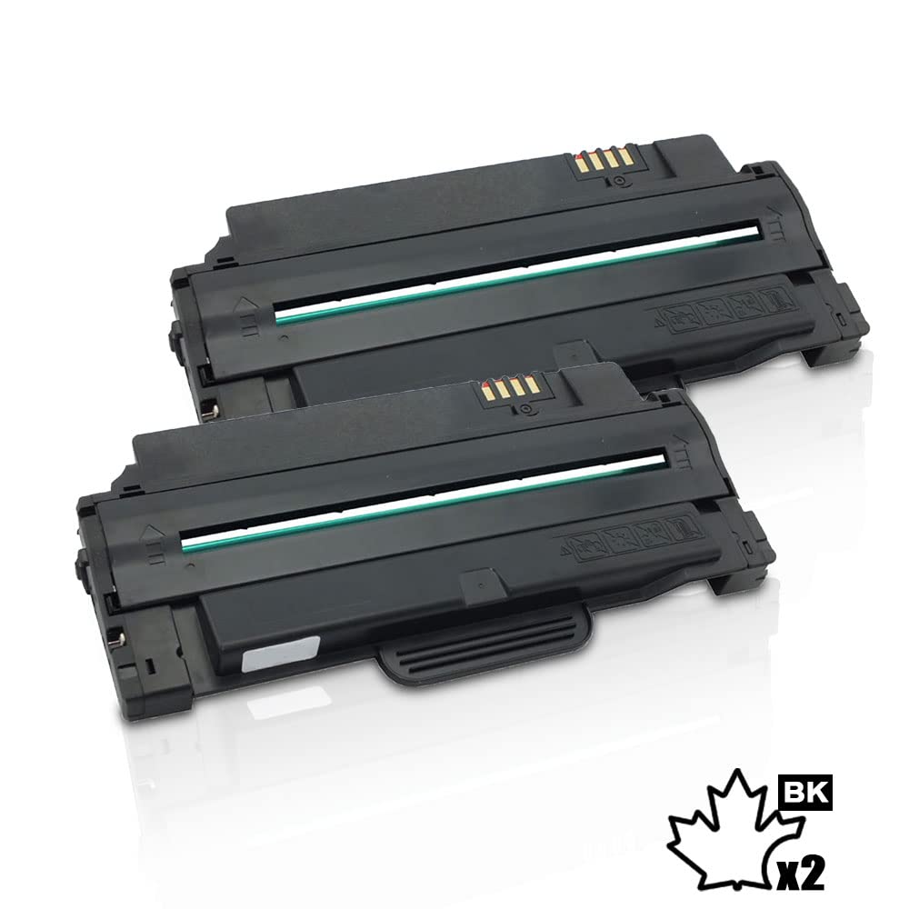 2 Inkfirst Compatible High Yield Toner Cartridges Compatible with Samsung MLT-D105L (MLTD105L) ML-1910 SCX-4600 SF-650 Black ML-1915 ML-2525 ML-2525W ML-2580N SCX-4623F SCX-4623FN SF-650 SF-650P