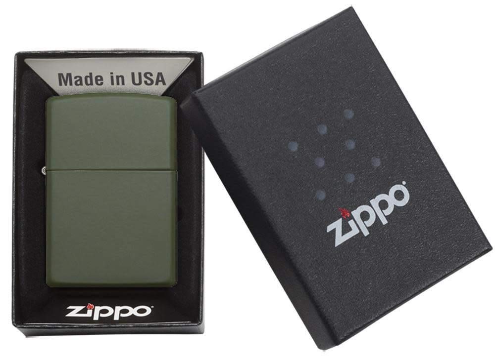 Zippo 221 Classic Matte Green Lighter, Multicolor, One Size