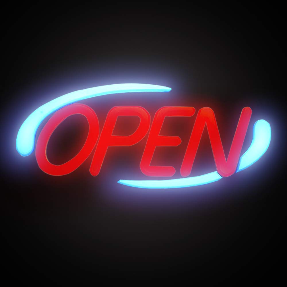ADD CANADA LED Open Sign Premier Super Bright 20" x 9" Advertising Board with Remote Control for Business, Retail, Restaurant, Shop, Bar, Hotel