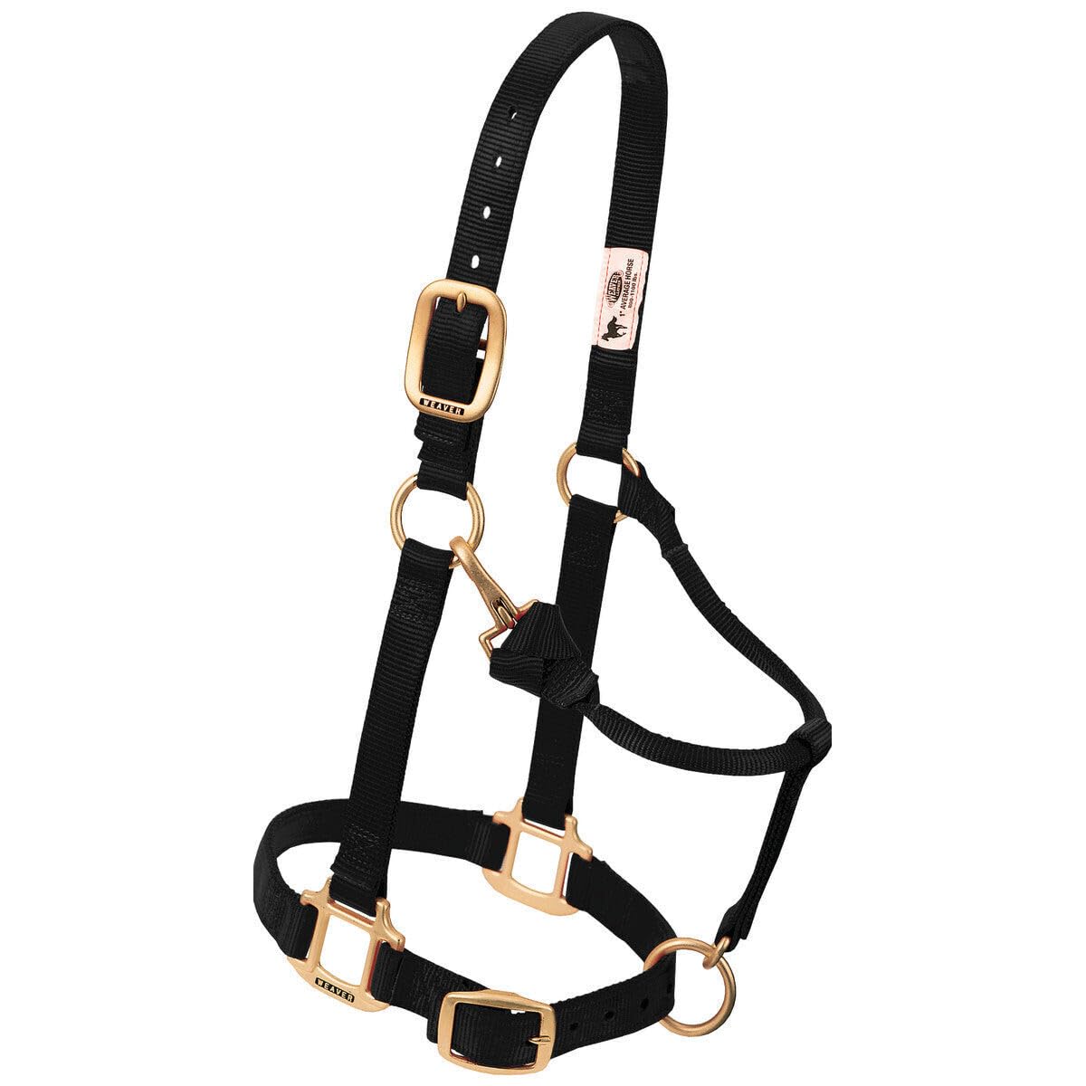 Weaver Leather Original Adjustable Chin and Throat Snap Halter M. Diva Pink
