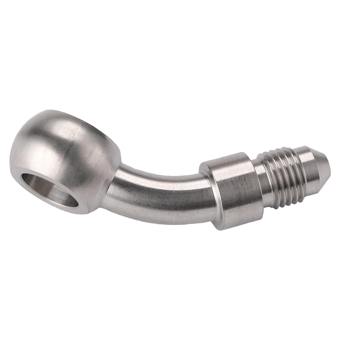 Podavelle 3AN Male to 12mm M12 Banjo 45 Degree Stainless Steel Brake Hose Fitting Adapter