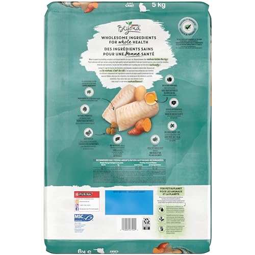 Beyond Grain Free Natural Dry Cat Food, Wild-Caught Whitefish & Free Run Egg - 5 kg Bag