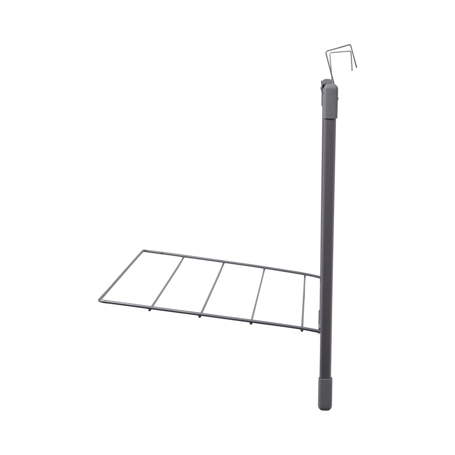 Household Essentials Metal Expandable Over The Door Drying Rack, Gray