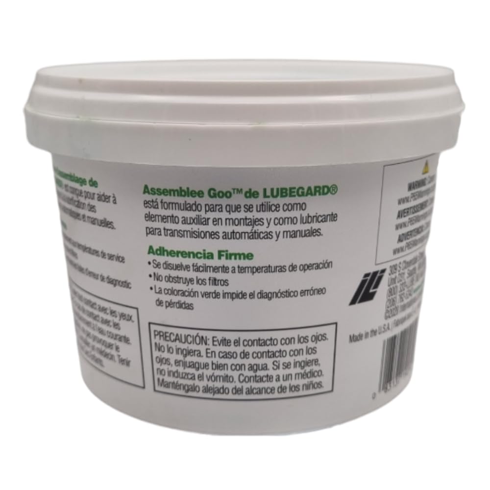 Lubegard 19250 Dr. Tranny Assemblee Goo, Green, Firm Tack Lubricant, 16 oz.