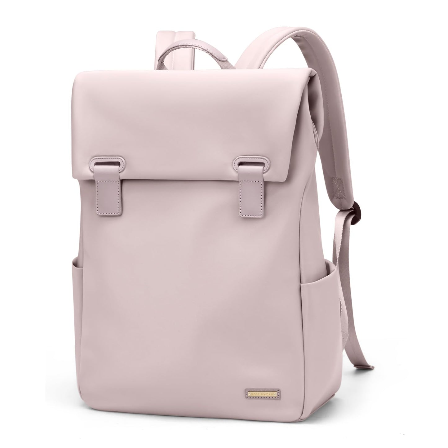 GOLF QUALITY Laptop Backpack with Flap 15.6Inch mochila de viaje Anti-theft Bookbag Casual Daypack for Women Men Travel Commute College Work Teacher,Dusty Pink