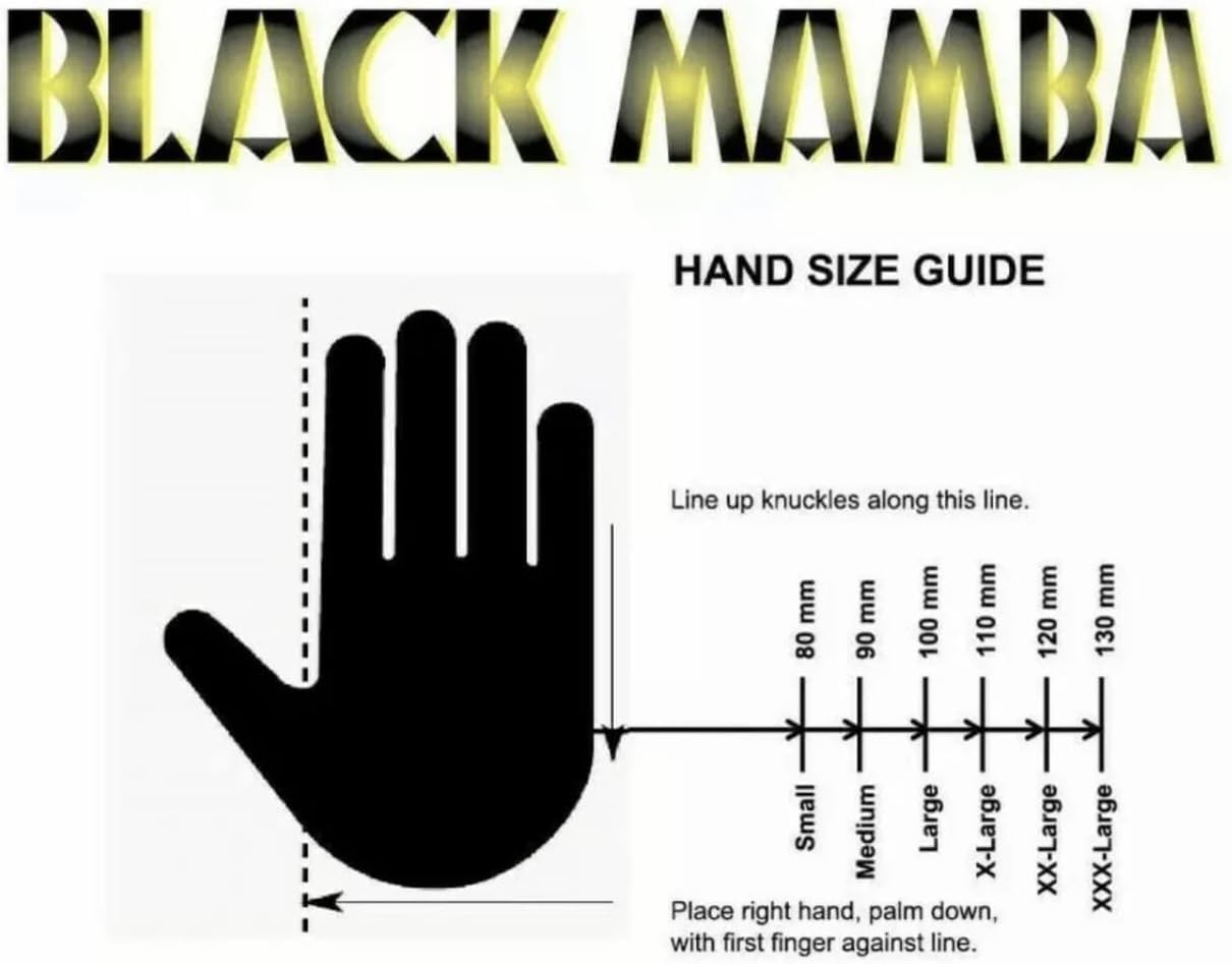 Black Mamba Super Strong Nitrile 100 Glove Box (Large)