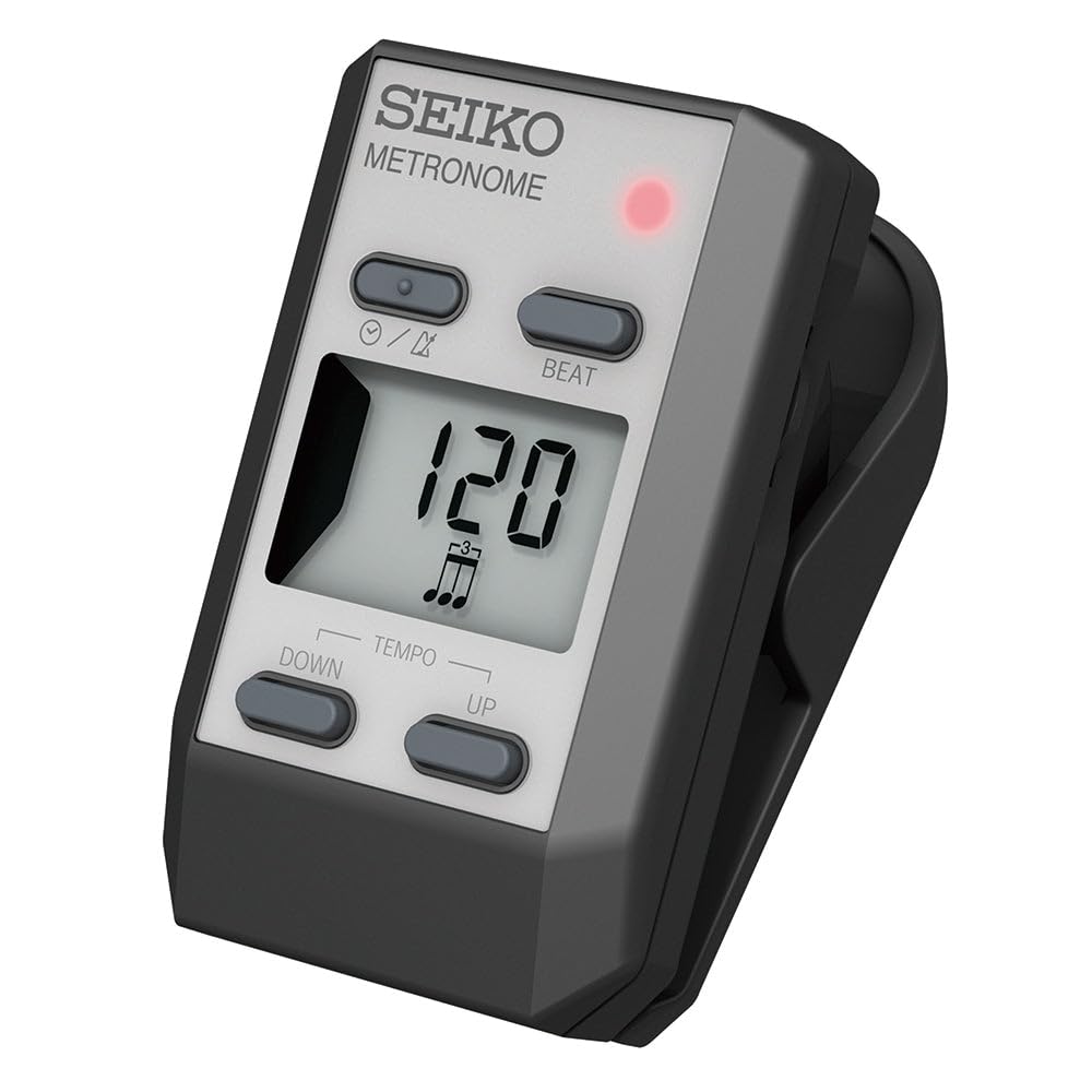 Seiko DM51SE Clip-On Metronome - Silver