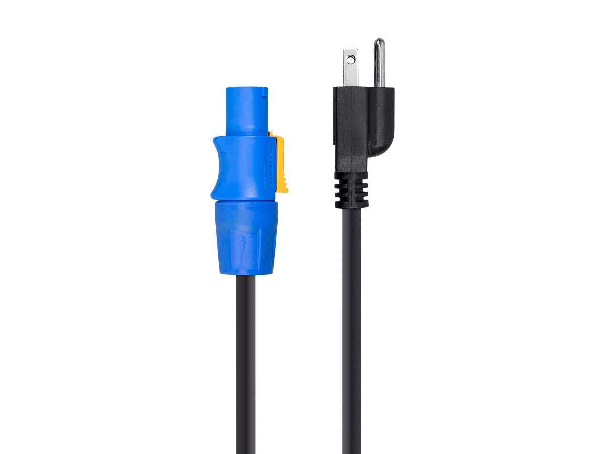 Monoprice NEMA 5-15p to powerCON Connector - 15 Feet, with SJT-Rated Jacket, 16 AWG - Stage Right Series