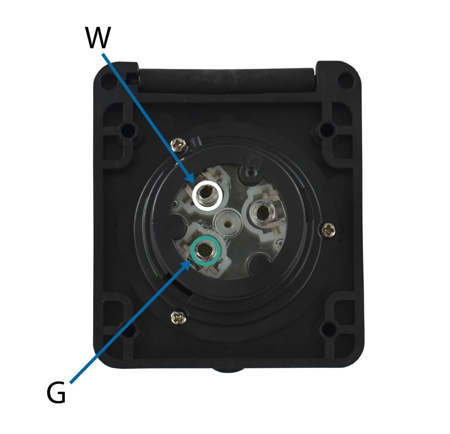 Conntek 30 Amp 125 Volt RV Marine Power Inlet