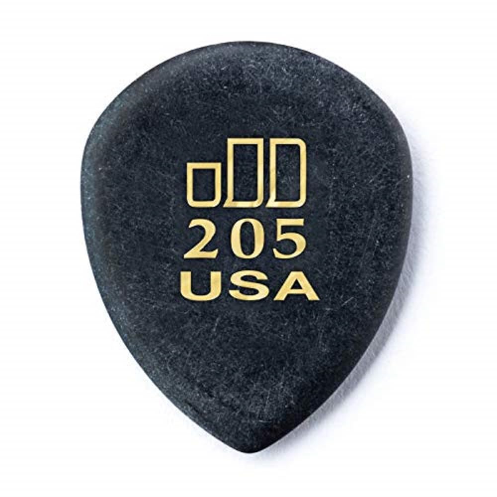 Jim Dunlop 477R205 JD Jazztones, Black, Pointed Tip, 36/Bag