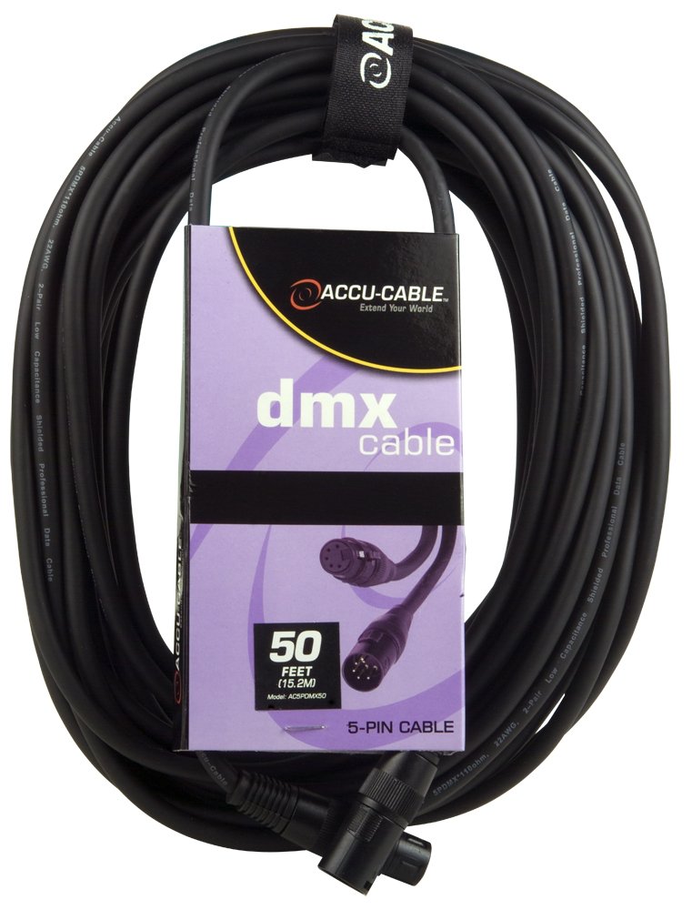 ADJ Products AC5PDMX50 50 ft Stage Lighting Cable