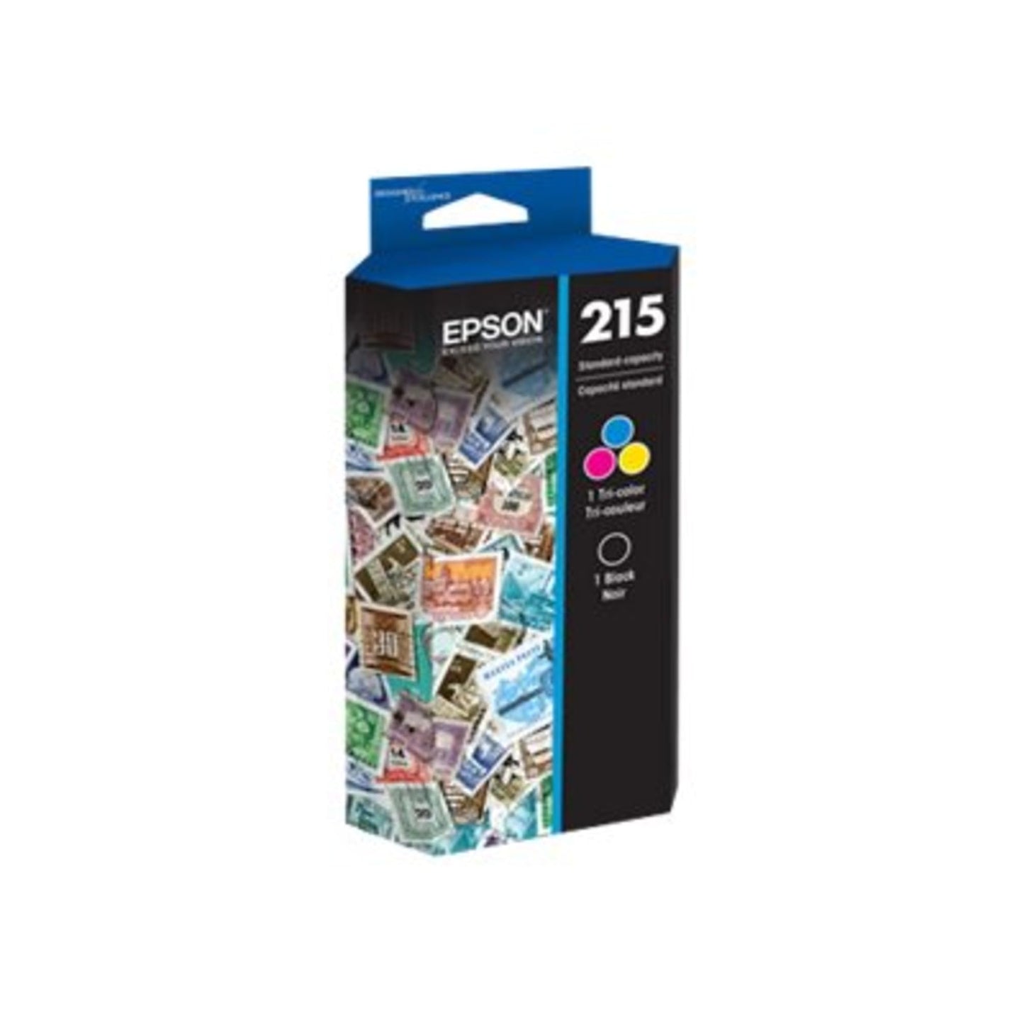 Epson T215120-BCS 215, Black and Tri-Colour Ink Cartridges, 2-Pack