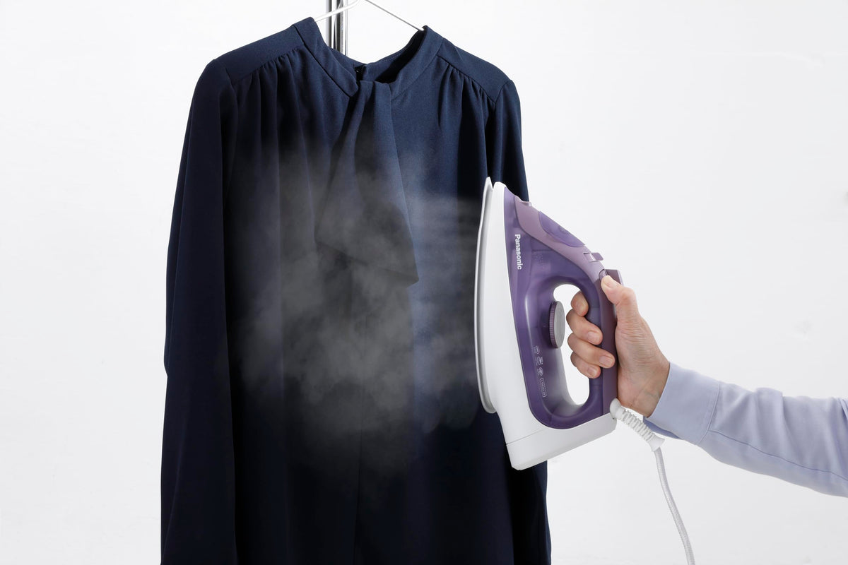Panasonic NIS630V Powerful Steam Iron with U-Shape Groove, Violet