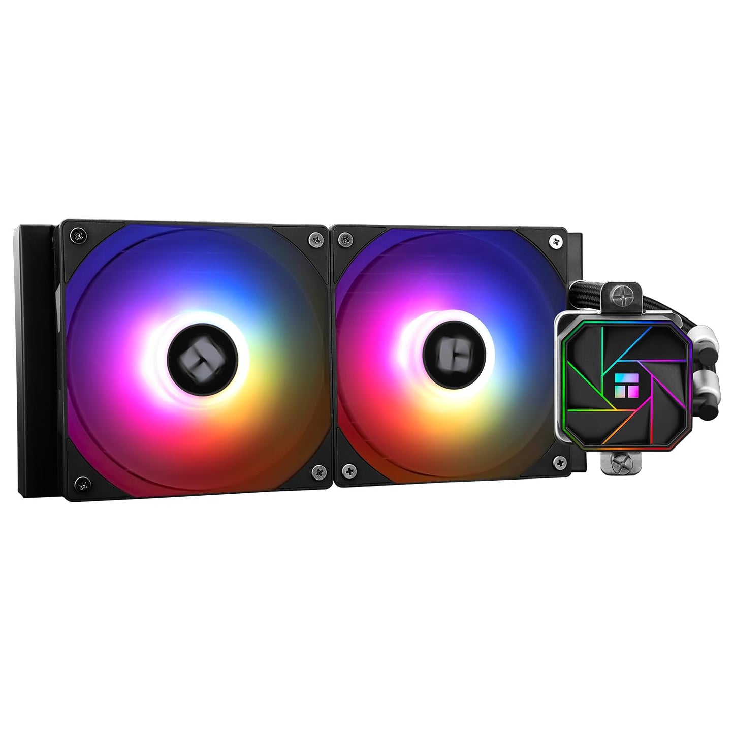 Thermalright Aqua Elite 240 V3 Water Cooling CPU Cooler, 240mm ARGB Fans, AMD/AM4/AM5, Intel LGA1150/1151/1200/2011/1700 Compatible, 14.8 inches, 4.72 x 4.72 x 2.09 inches